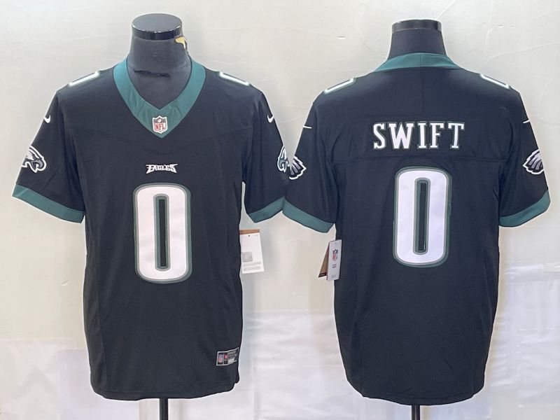 Men Philadelphia Eagles #0 Swift Black Nike Vapor F.U.S.E. Limited NFL Jersey->detroit lions->NFL Jersey